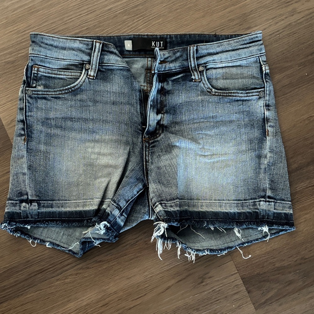 Kut from the Kloth Blue Jean Shorts
